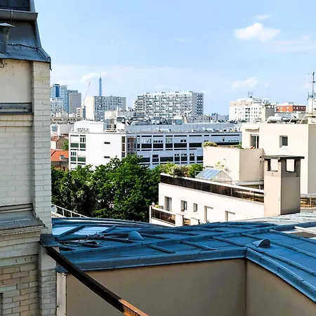 Appart Coquet Avec Vue - Alesia París Exterior foto